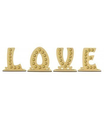 6mm 'LOVE' Letter Set Ferrero Rocher Confectionery Holder